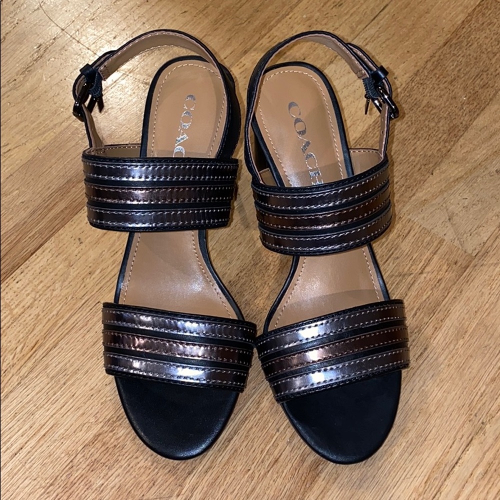 Coach Black Heels